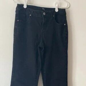 1822 Denim Women's Black Flare Stretch Jeans Size 8